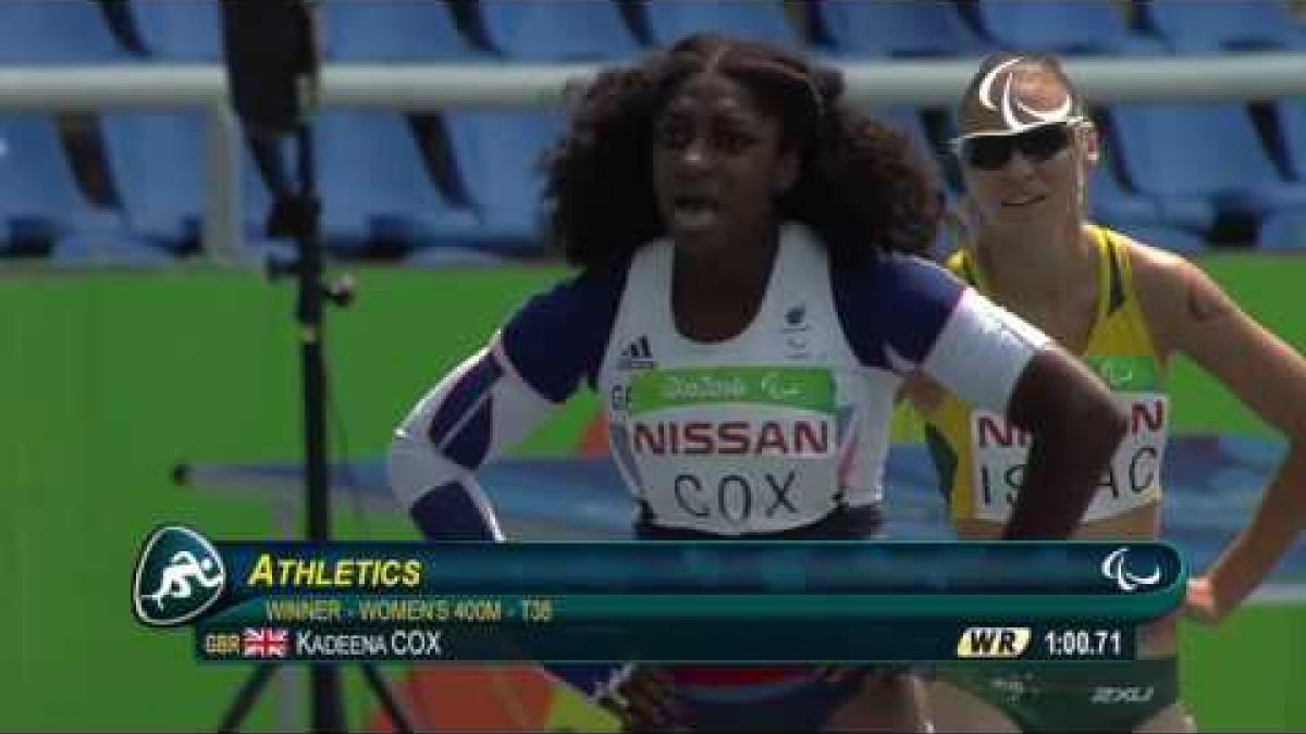 Athletics | Women's 400m - T38 Final | Rio 2016 Paralympic Games