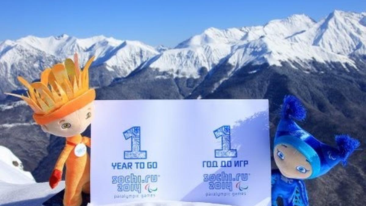 One year to go until Sochi 2014 Paralympic Winter Games
