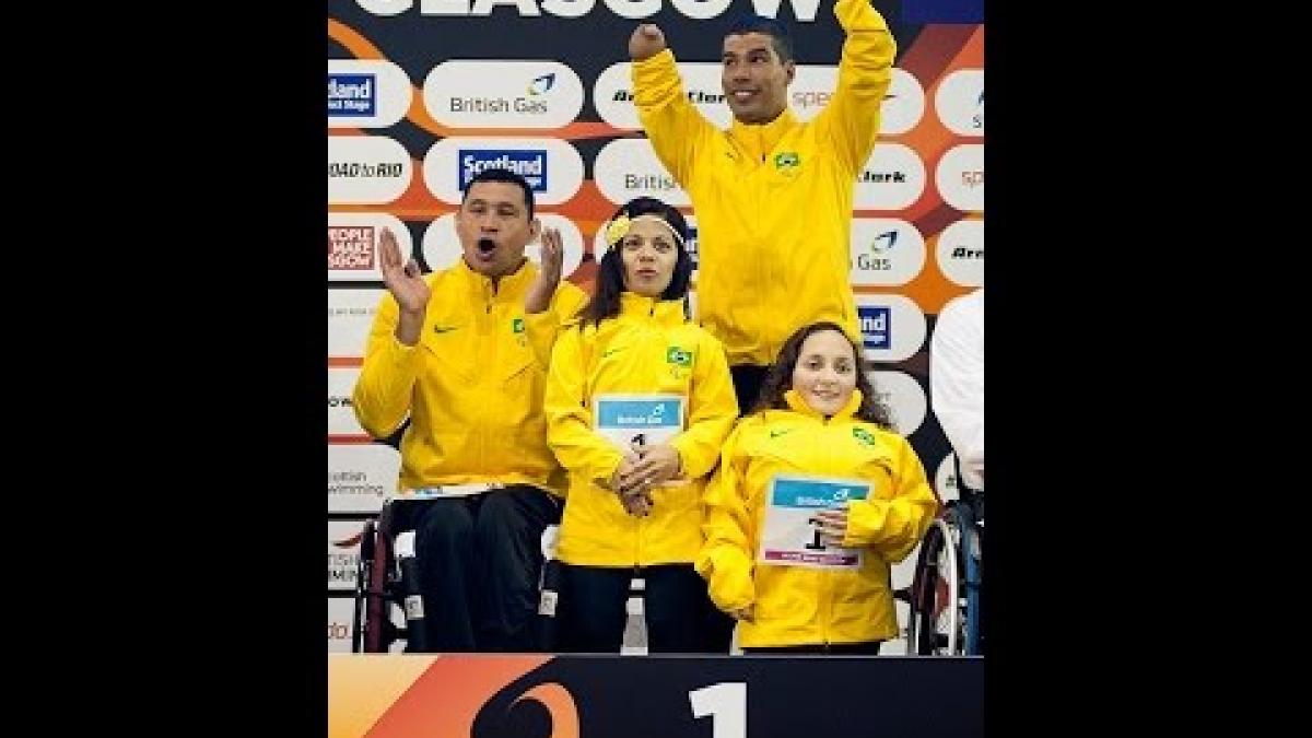 World record! Mixed 4x50m Freestyle Relay 20points | 2015 IPC Swimming World Champs Glasgow