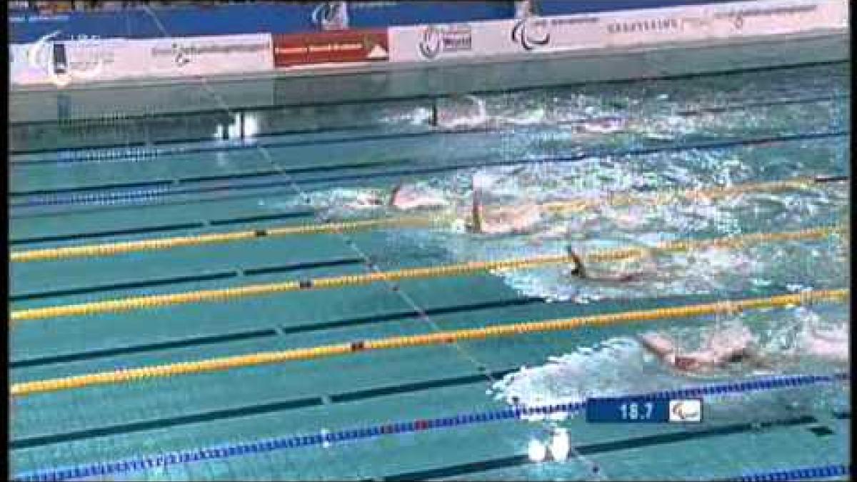 Australia winning the gold medal in a very close race in the Men's 4x100m Medley Relay 34 Points