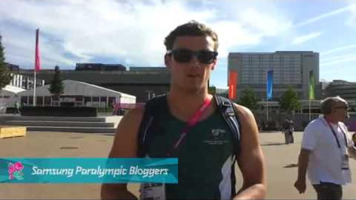 Samsung Blogger - Blake Cochrane - Team Australia Swimming, Paralympics 2012