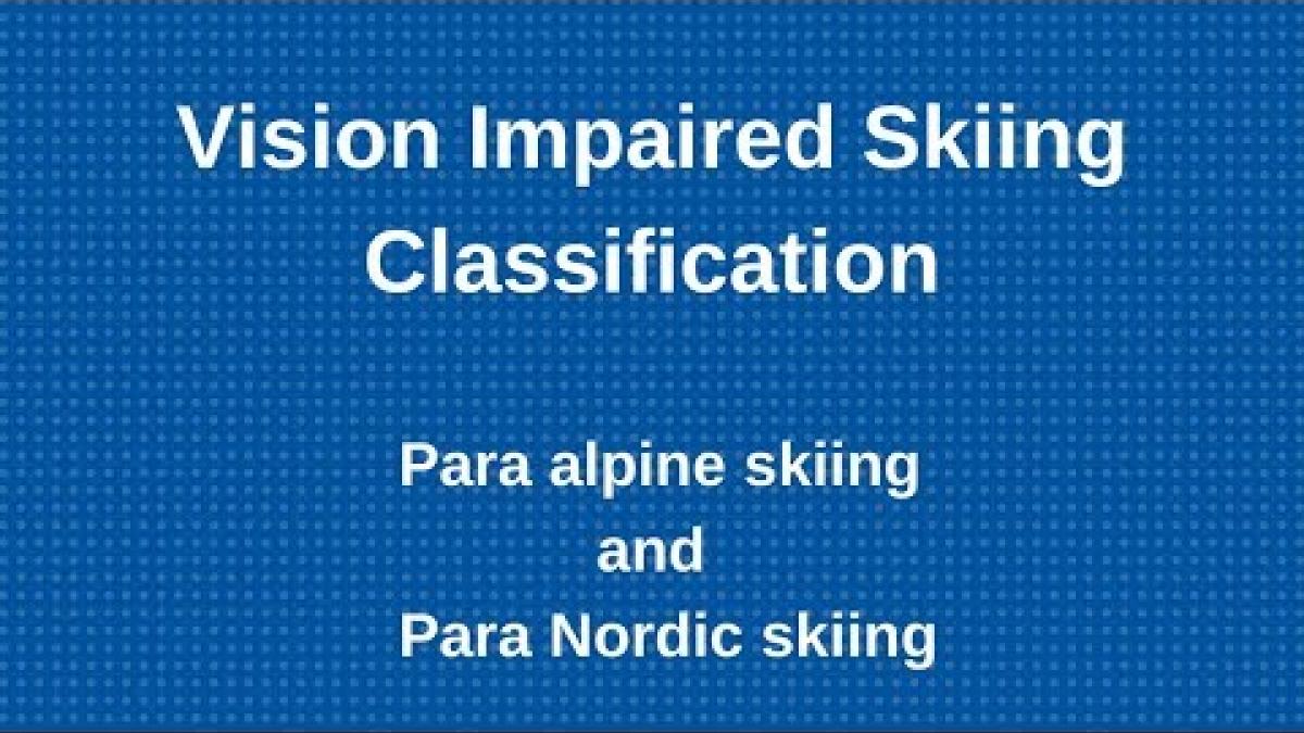 Vision Impaired Classification