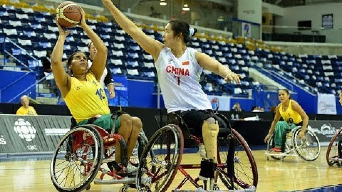 China vs Brasil highlights | 2014 IWBF Women's World WheelchairBasketball Championships