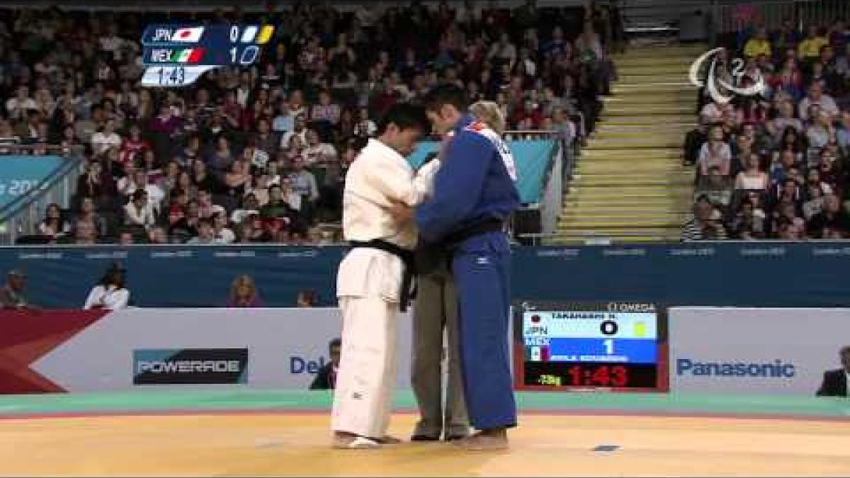 Judo - Men - 73 kg Quarterfinals Japan versus Mexico - 2012 London Paralympic Games