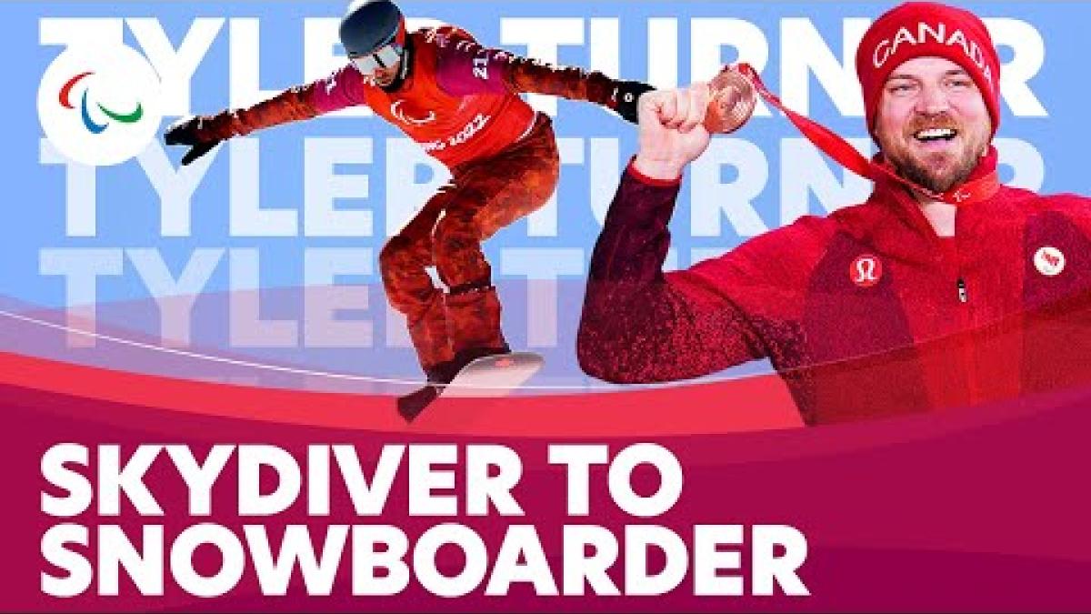 Profile video of Canadian Para snowboarder Tyler Turner
