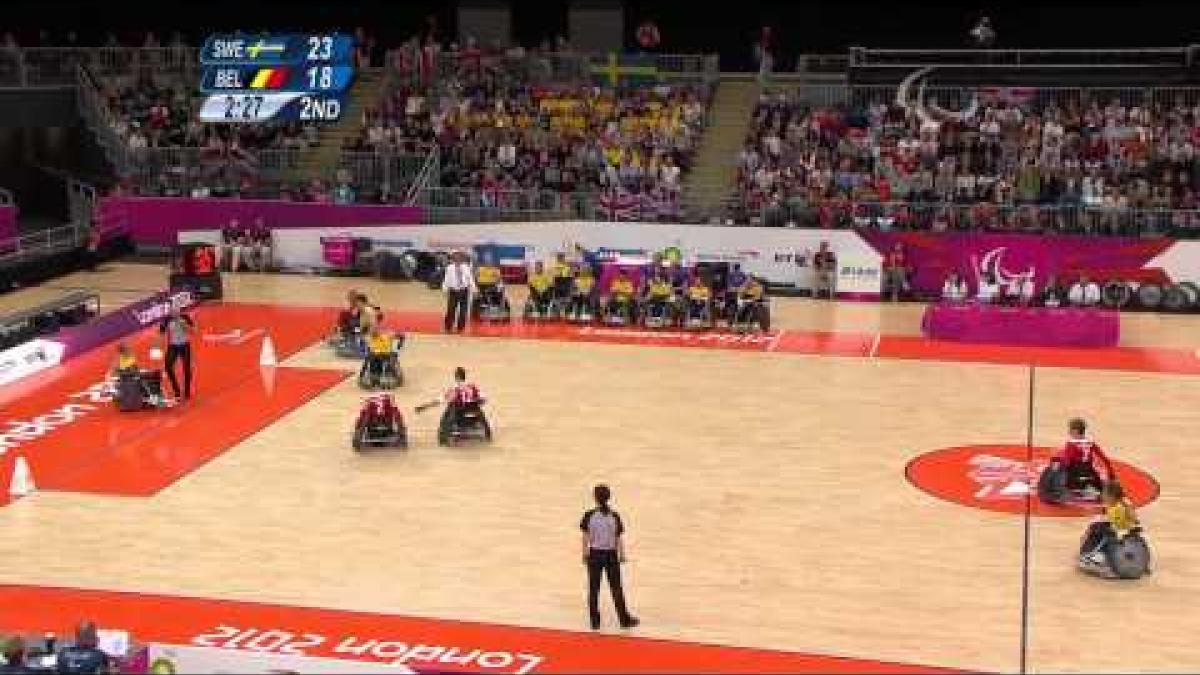 Wheelchair Rugby - SWE vs BEL - Mixed - Pool Phase Group B - London 2012 Paralympic Games