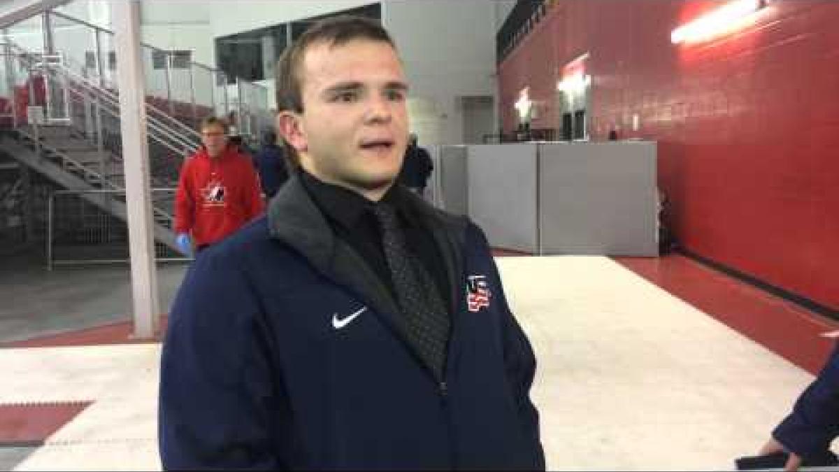 Josh Pauls speaks about USA-Canada ice sledge hockey rivalry