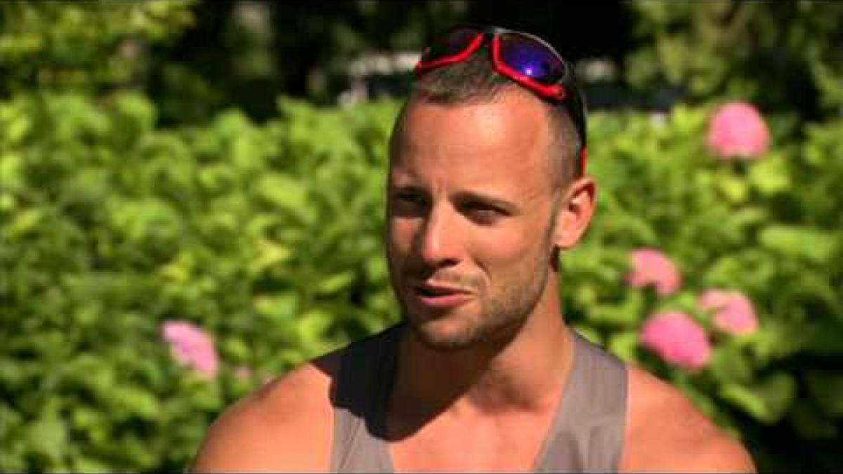 Oscar Pistorius Interview - qualifying for the Olympics and Paralympics