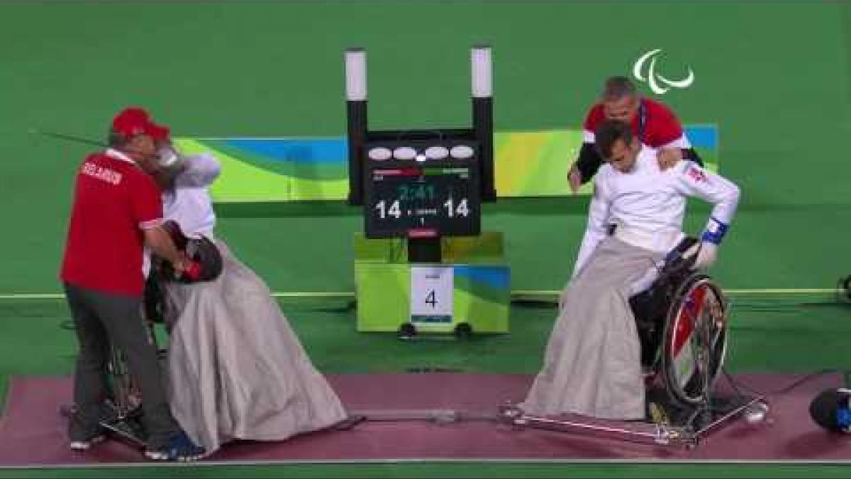 Day 6 evening | Wheelchair Fencing highlights | Rio 2016 Paralympic Games