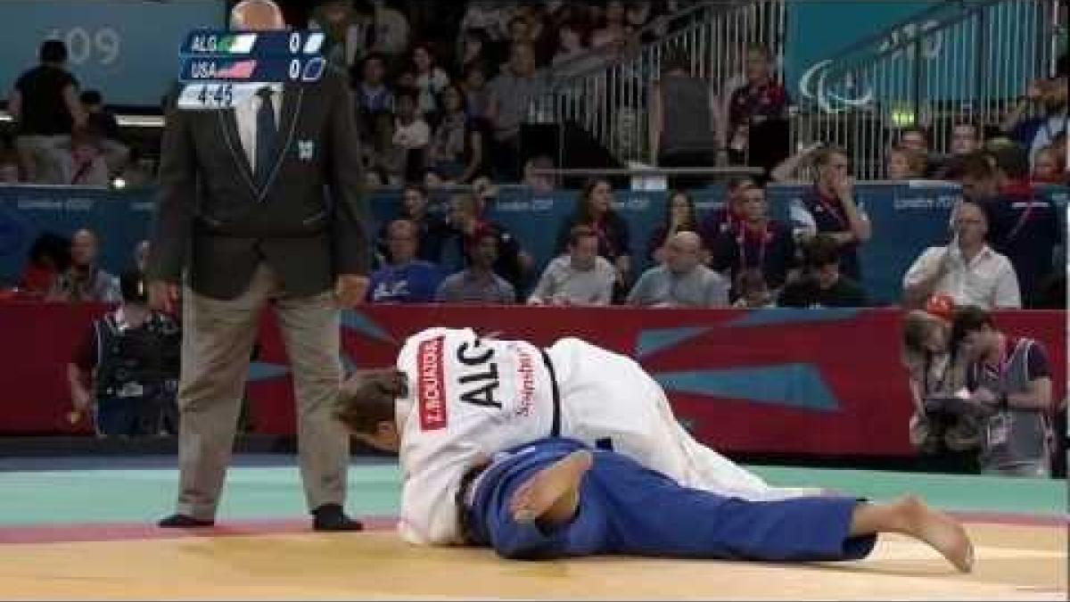 Judo - Women -70 kg Repecharge Final ALG USA - 2012 London Paralympic Games
