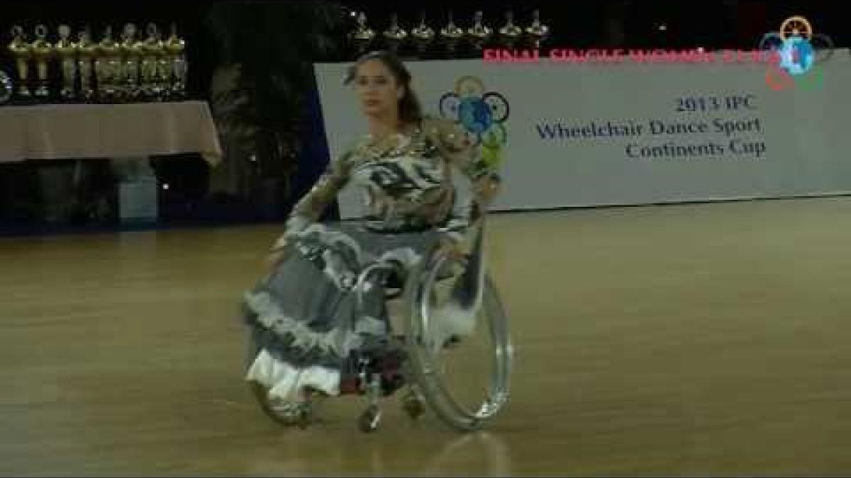 Final single women - 2013 IPC Wheelchair Dance Sport Continents Cup