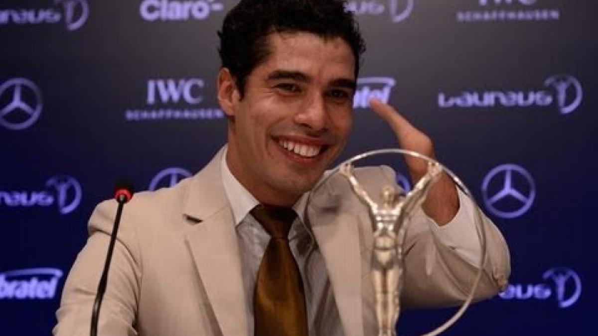 Daniel Dias wins Laureus Sportsperson with a Disability Award 2013