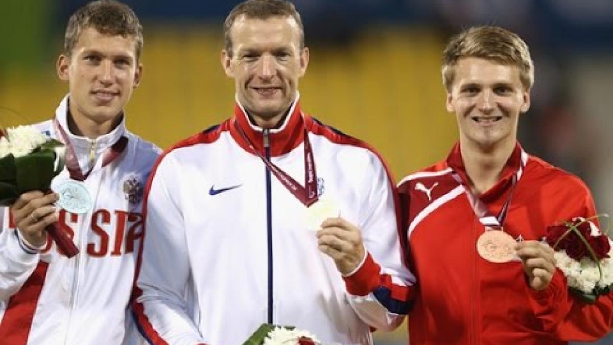 Men's 200m T42 | Victory Ceremony |  2015 IPC Athletics World Championships Doha