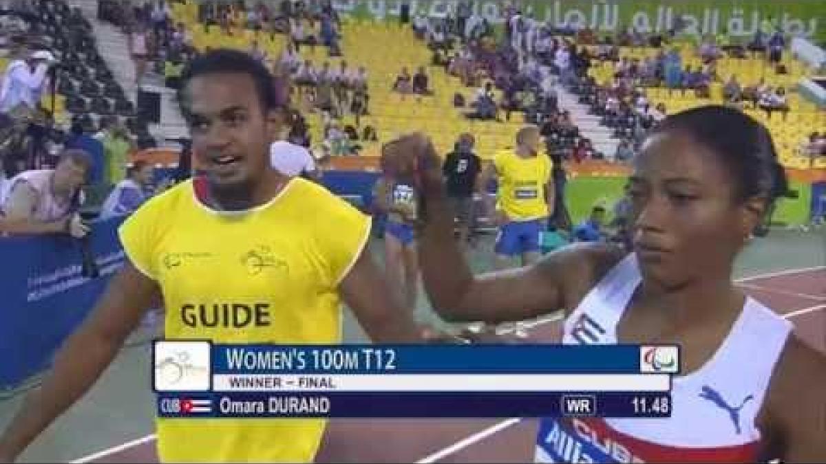 Women's 100m T12 | final |  2015 IPC Athletics World Championships Doha
