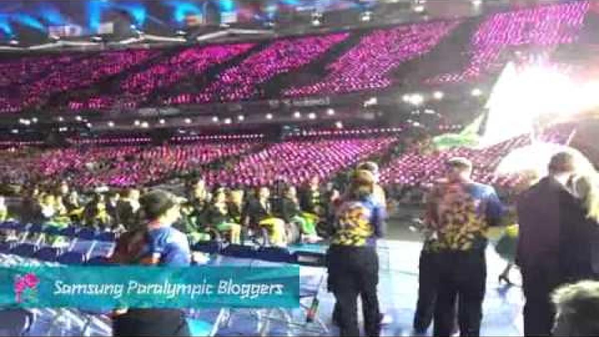 IPC Blogger - Aus inside stadium, Paralympics 2012