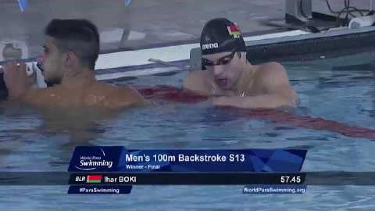 Men's 100 m Backstroke S13 Final | Mexico City 2017 World Para Swimming Championships