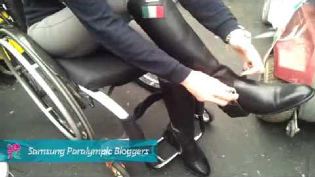 Sara Morganti - Preparation, Paralympics 2012