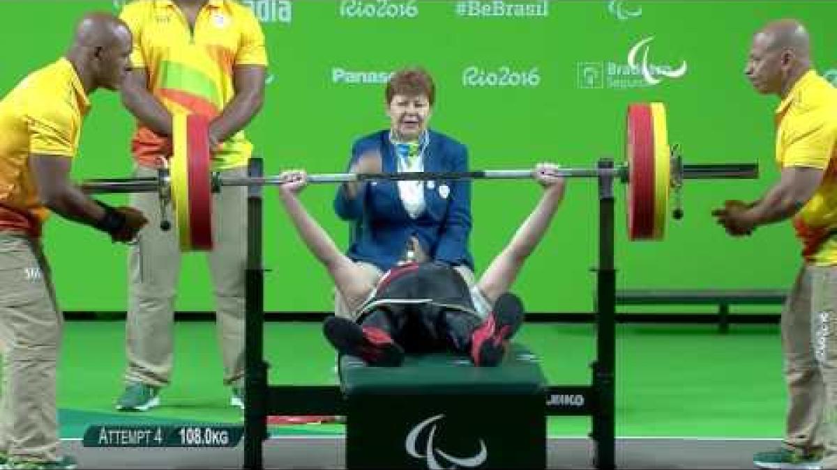 Powerlifting | AHMED Rehab wins Silver | Women’s -50kg | Rio 2016 Paralympic Games