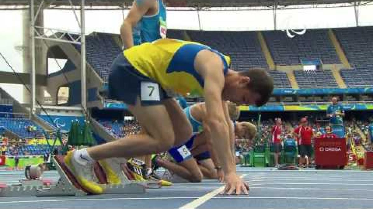 Athletics | Men's 100m - T35 Round 1 Heat 2 | Rio 2016 Paralympic Games