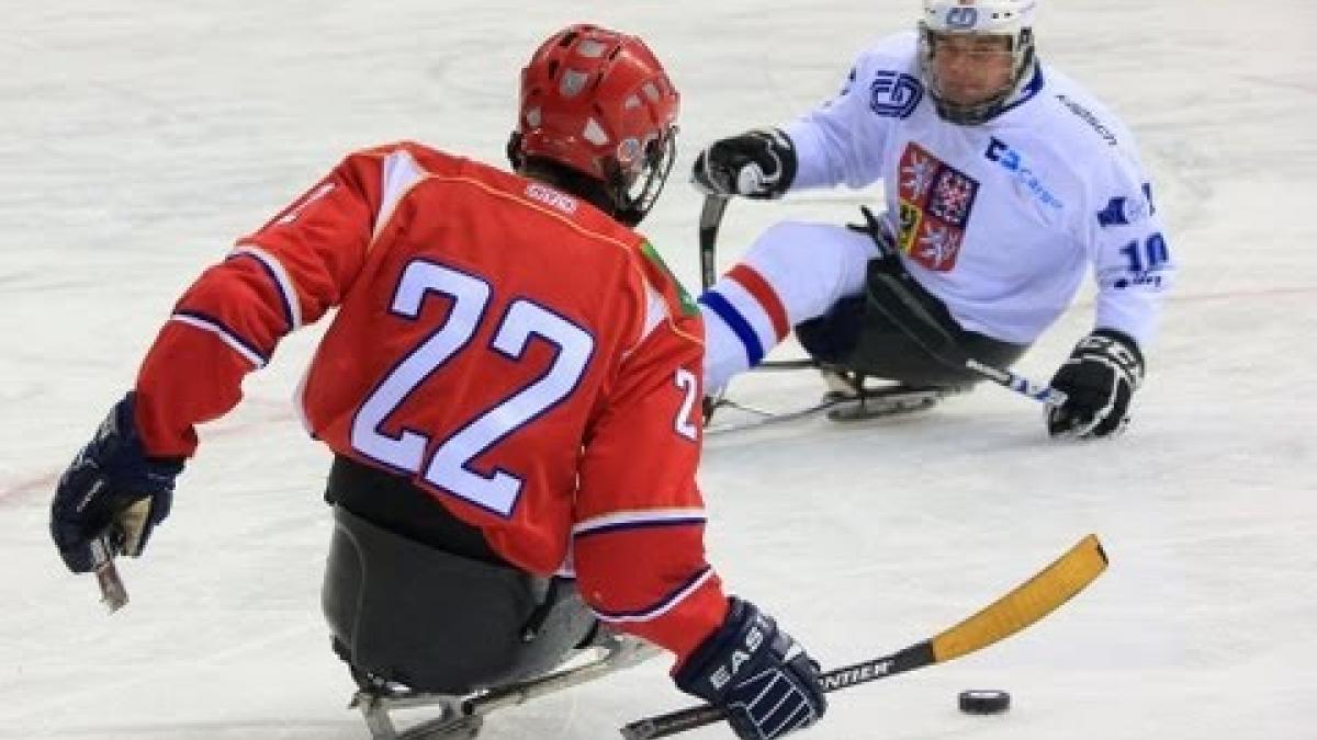 Canada v Norway highlights and ceremony - International Ice Sledge Hockey Tournament