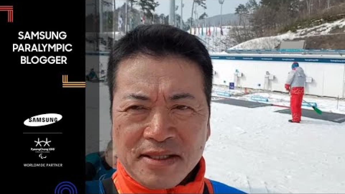 Hideki Arai | Biathlon Training | Samsung Paralympic Bloggers 2018