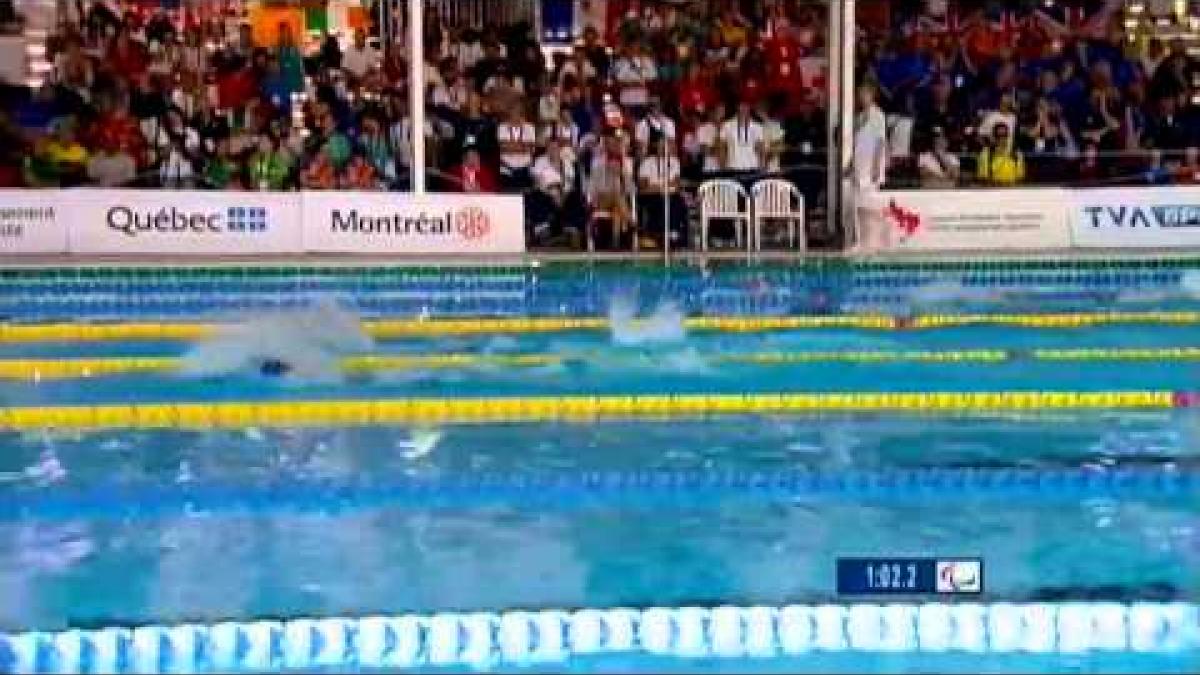 Swimming - women's 100m backstoke S9 - 2013 IPC Swimming World Championships Montreal
