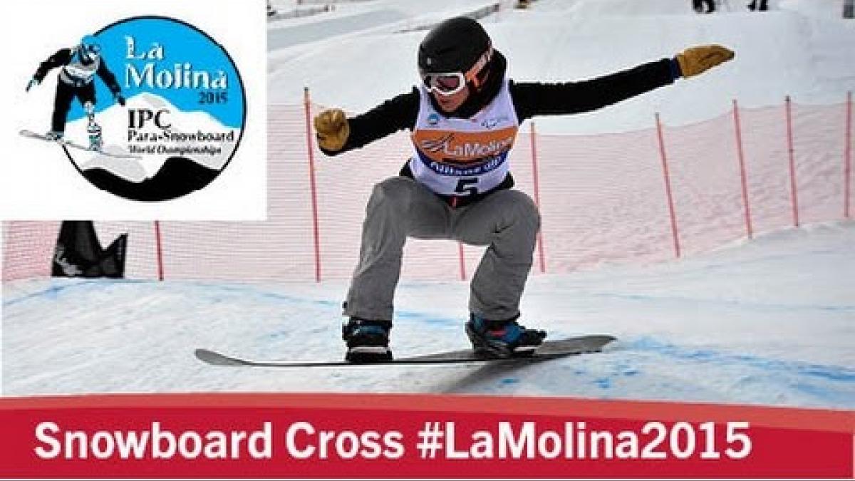 Snowboard cross | 2015 IPC Para-Snowboard World Championships La Molina