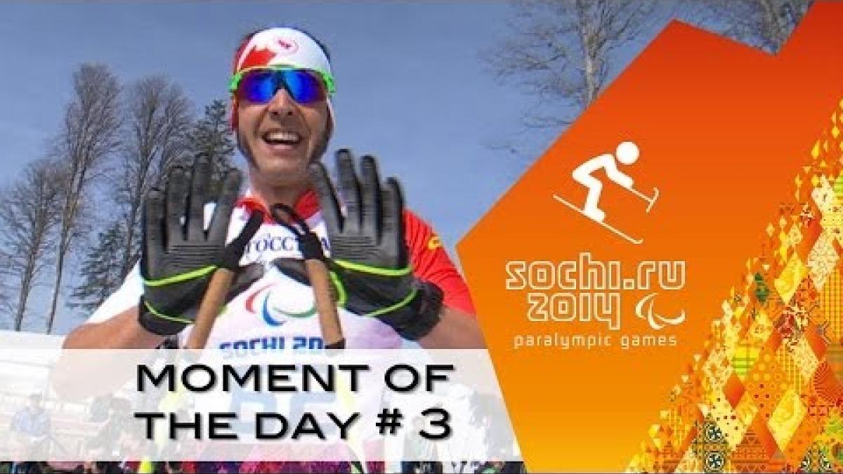 Day 3 | Cross-country skiing moment of the day | Sochi 2014 Paralympic Winter Games