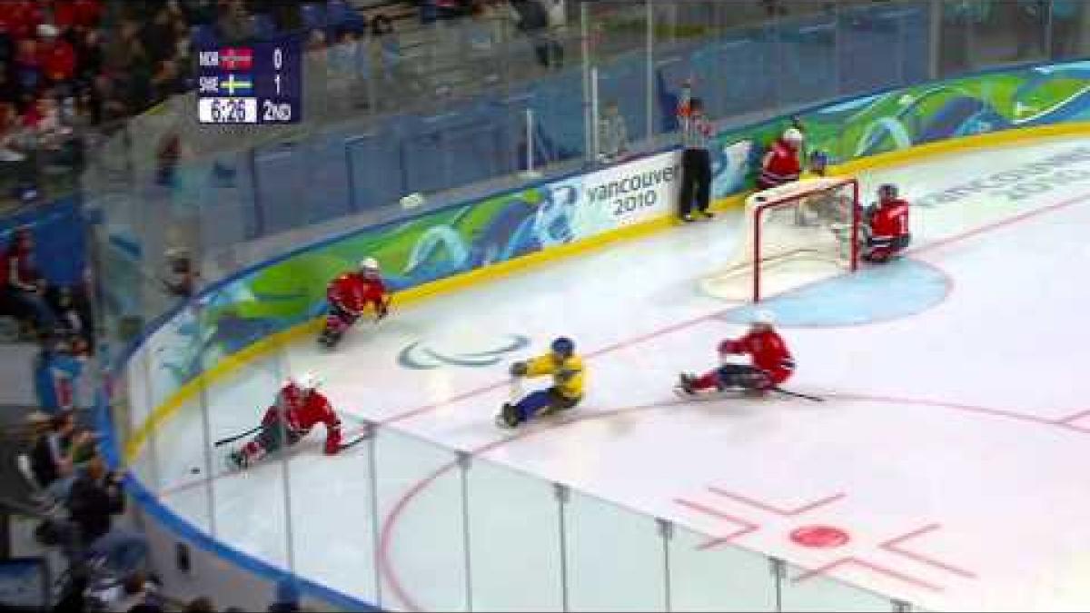 Norway v Sweden (part 1) - Ice sledge hockey - Vancouver 2010 Winter Paralympics