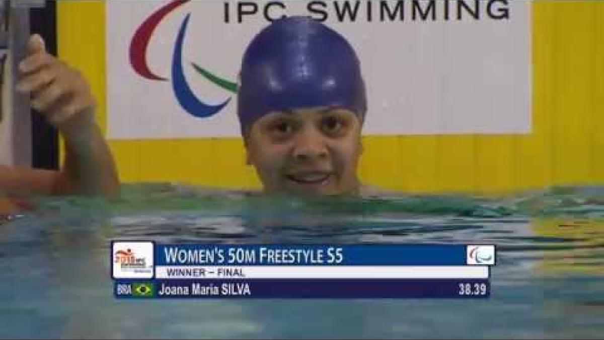 Women's 50m Freestyle S5 | Final | 2015 IPC Swimming World Championships Glasgow