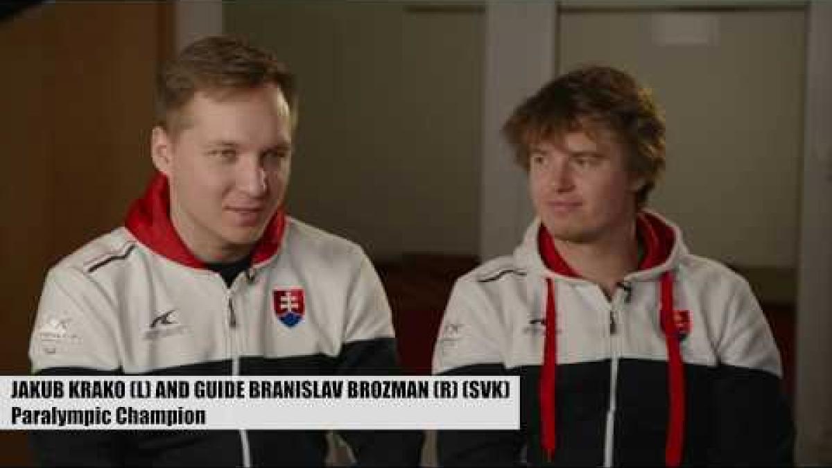 Jakub Krako and guide Branislav Brozman | Life After PyeongChang