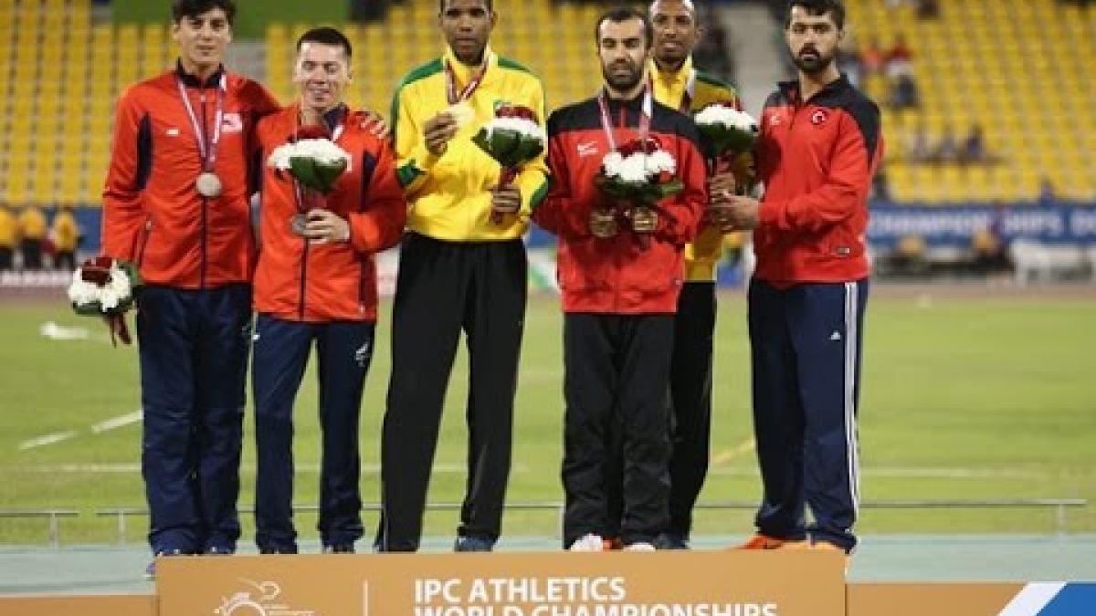 Men's 1,500m T11 | Victory Ceremony |  2015 IPC Athletics World Championships Doha