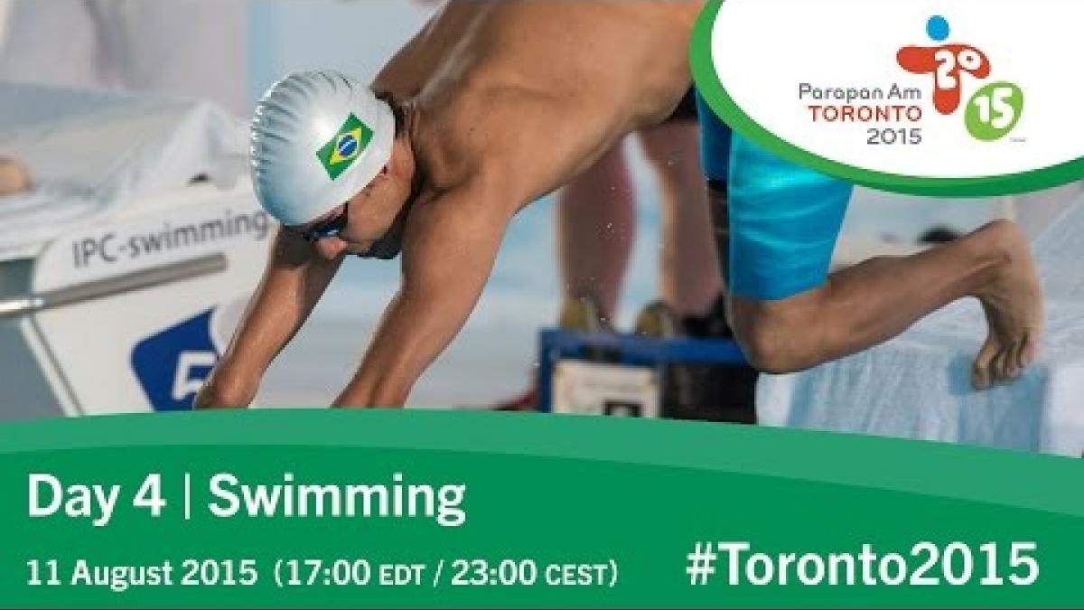 Day 4 | Swimming | Toronto 2015 Parapan American Games