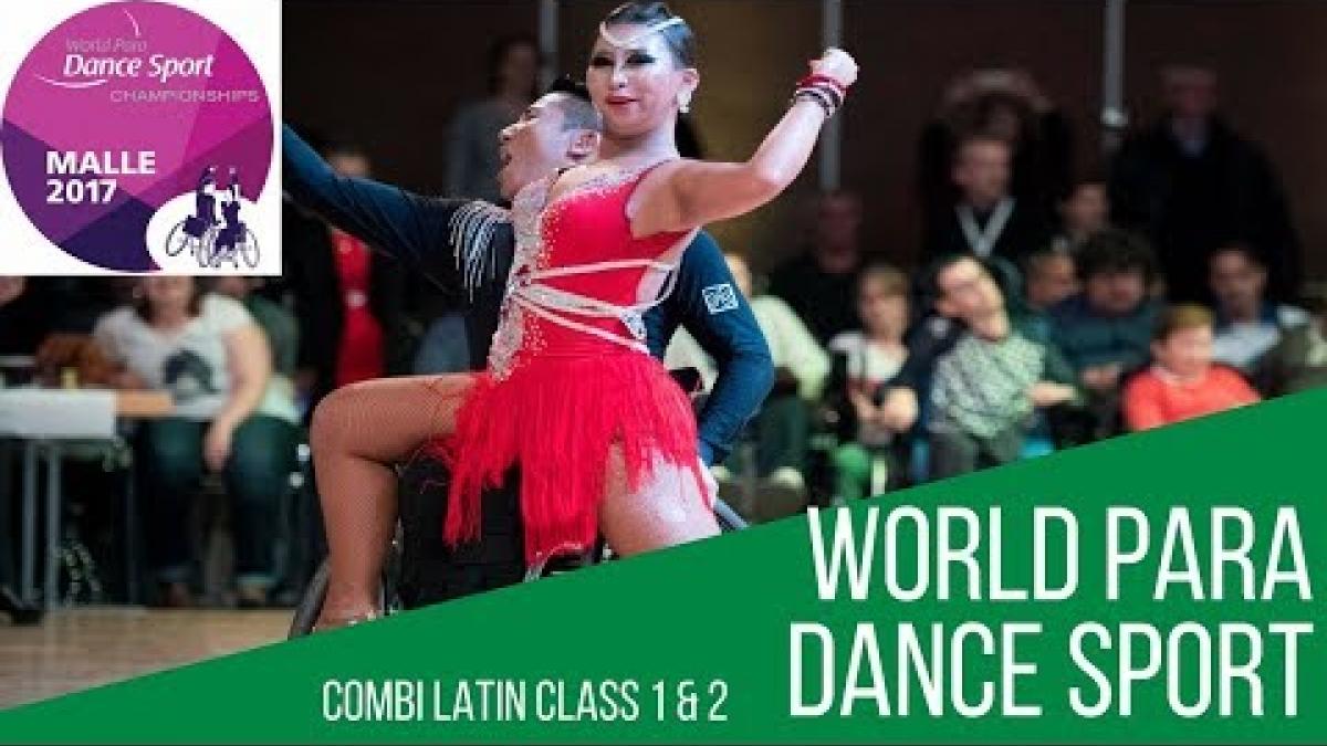 Combi Latin Class 1 and 2 FINAL | Malle 2017 | World Para Dance Sport