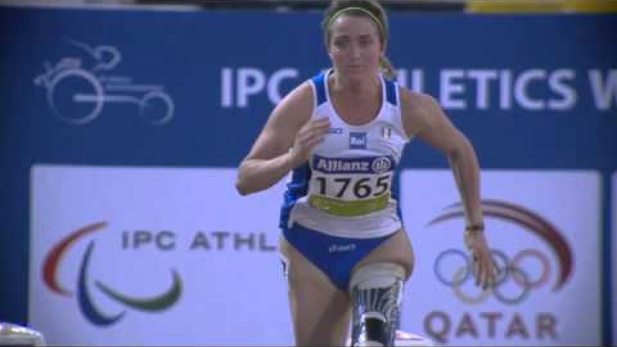 Women's 100m T42 | heat 1 |  2015 IPC Athletics World Championships Doha