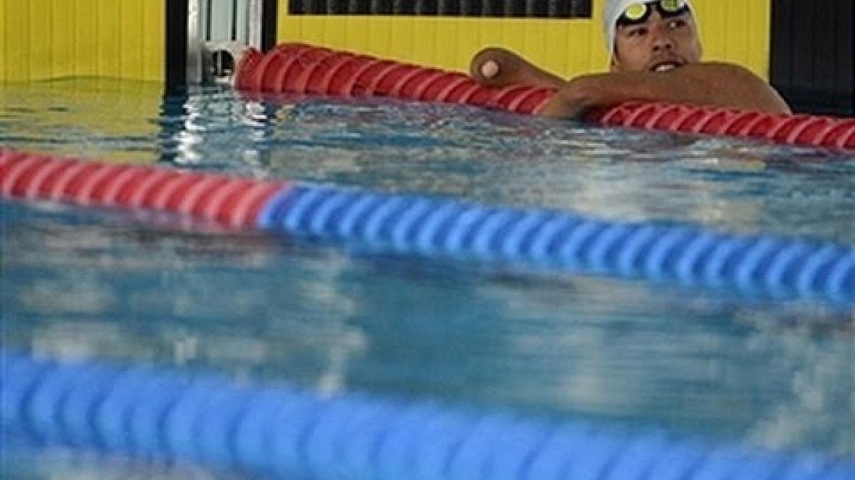 Swimming - men's 50m freestyle S5 - 2013 IPC Swimming World Championships Montreal