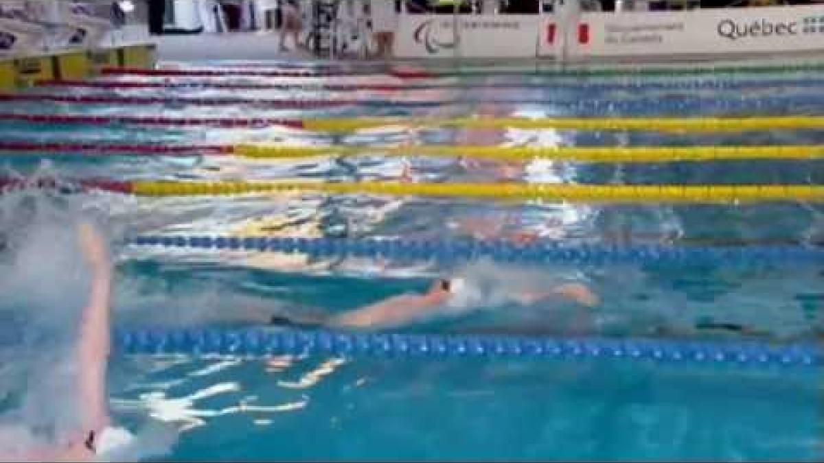 Swimming - men's 100m backstroke S13 - 2013 IPC Swimming World Championships Montreal