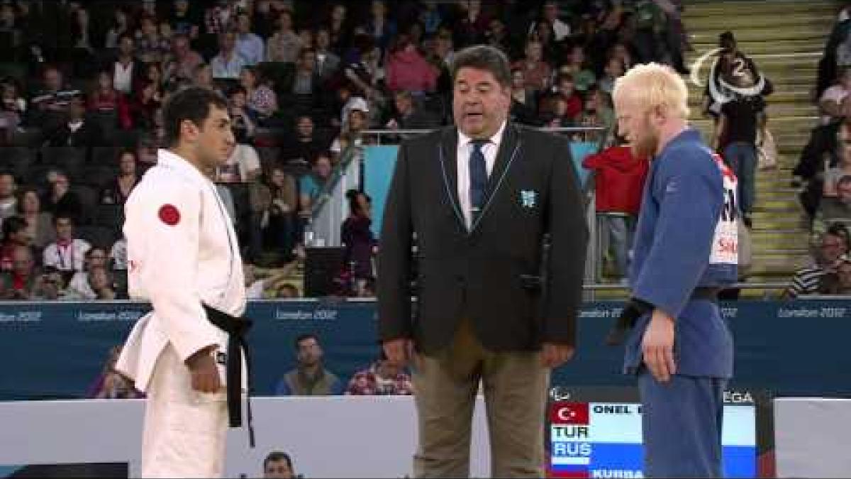 Judo - Men - 73 kg Quarterfinals - Turkey versus Russian Federation - 2012 London Paralympic Games