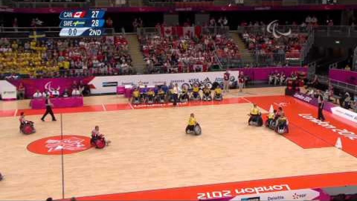 Wheelchair Rugby   CAN versus SWE   Mixed   Pool Phase Group B   London 2012 Paralympic Games