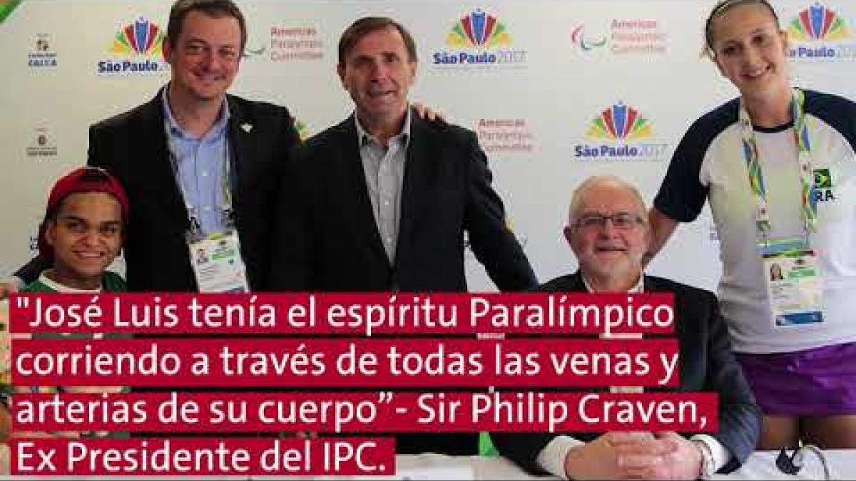 The Para Central American Games pay tribute to former APC President Jose Luis Campo