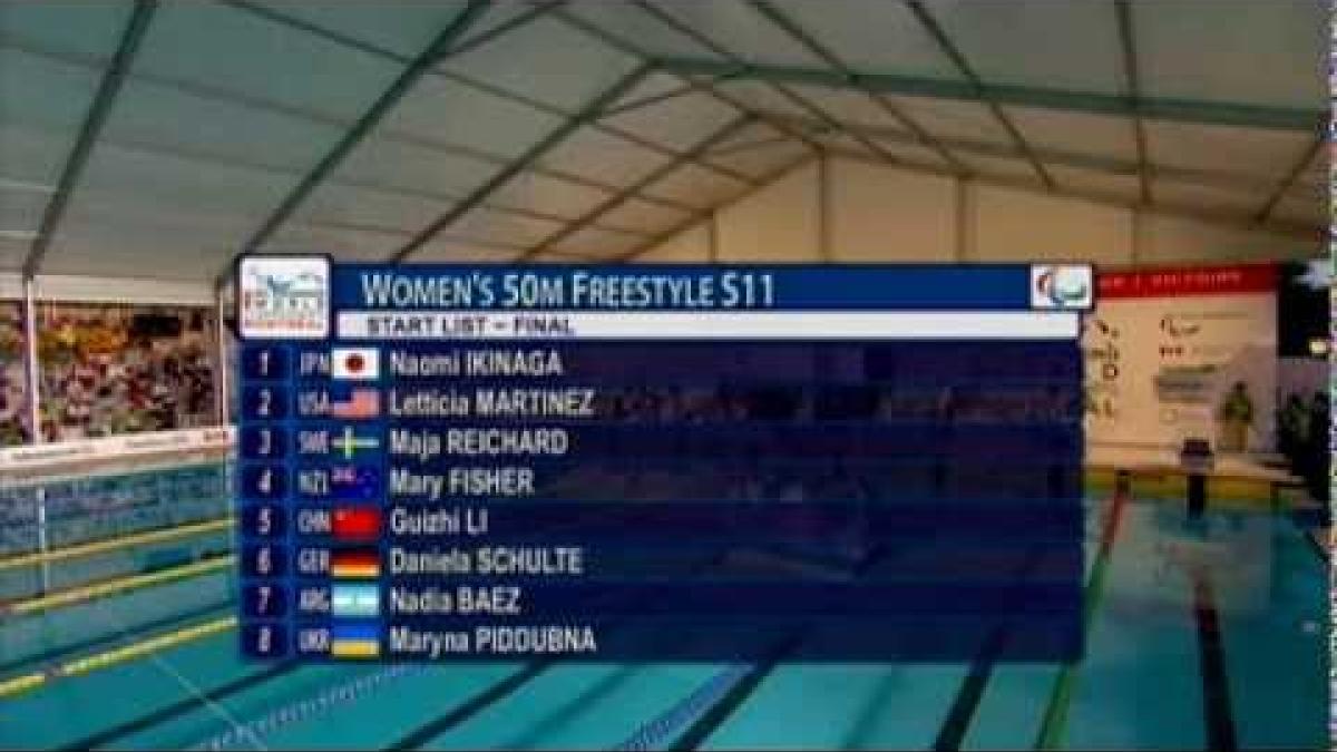 Swimming - women's 50m freestyle S11 - 2013 IPC Swimming World Championships Montreal