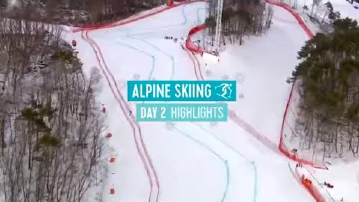 Day 2: Para alpine skiing Highlights | PyeongChang 2018 Paralympic Winter Games