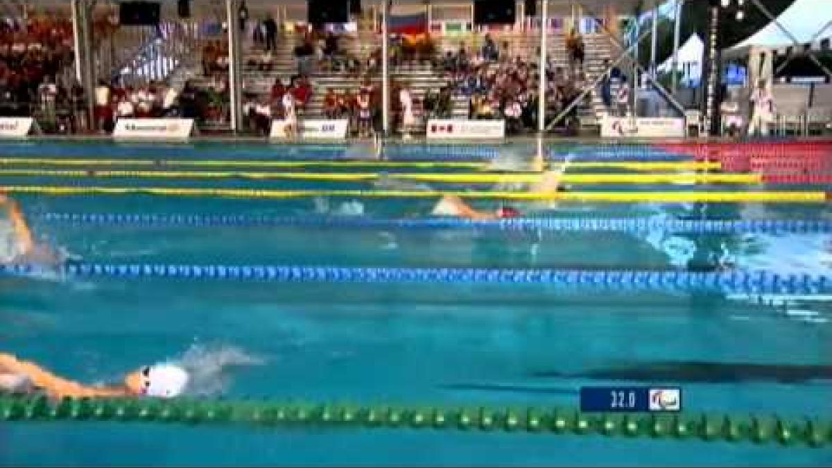 Swimming - Women's 100m backstroke S11 final - 2013 IPC Swimming World Championships Montreal