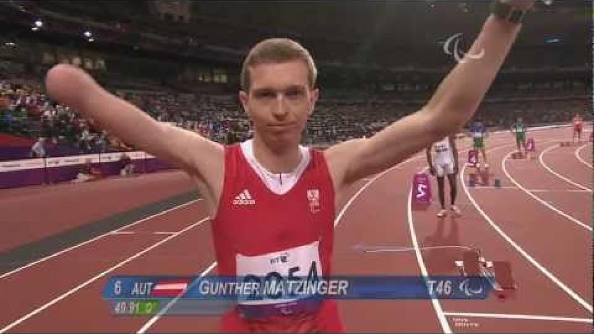 Athletics - Men's 400m - T46 Final - London 2012 Paralympic Games
