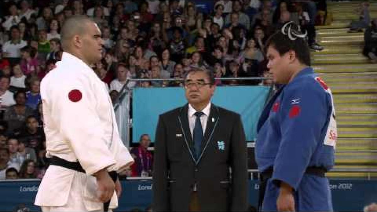 Judo - Men +100 kg Semi Final BRA v CHN - 2012 London Paralympic Games