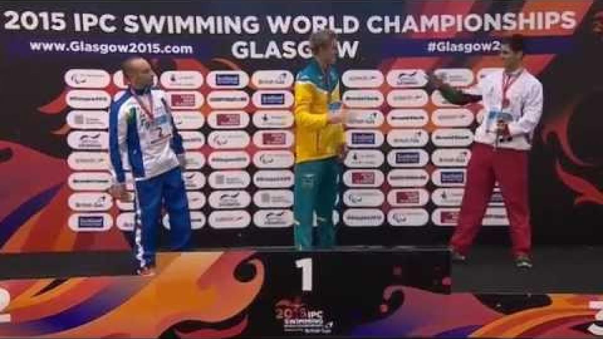 Men's 400m Freestyle S9 | Victory Ceremony | 2015 IPC Swimming World Championships Glasgow
