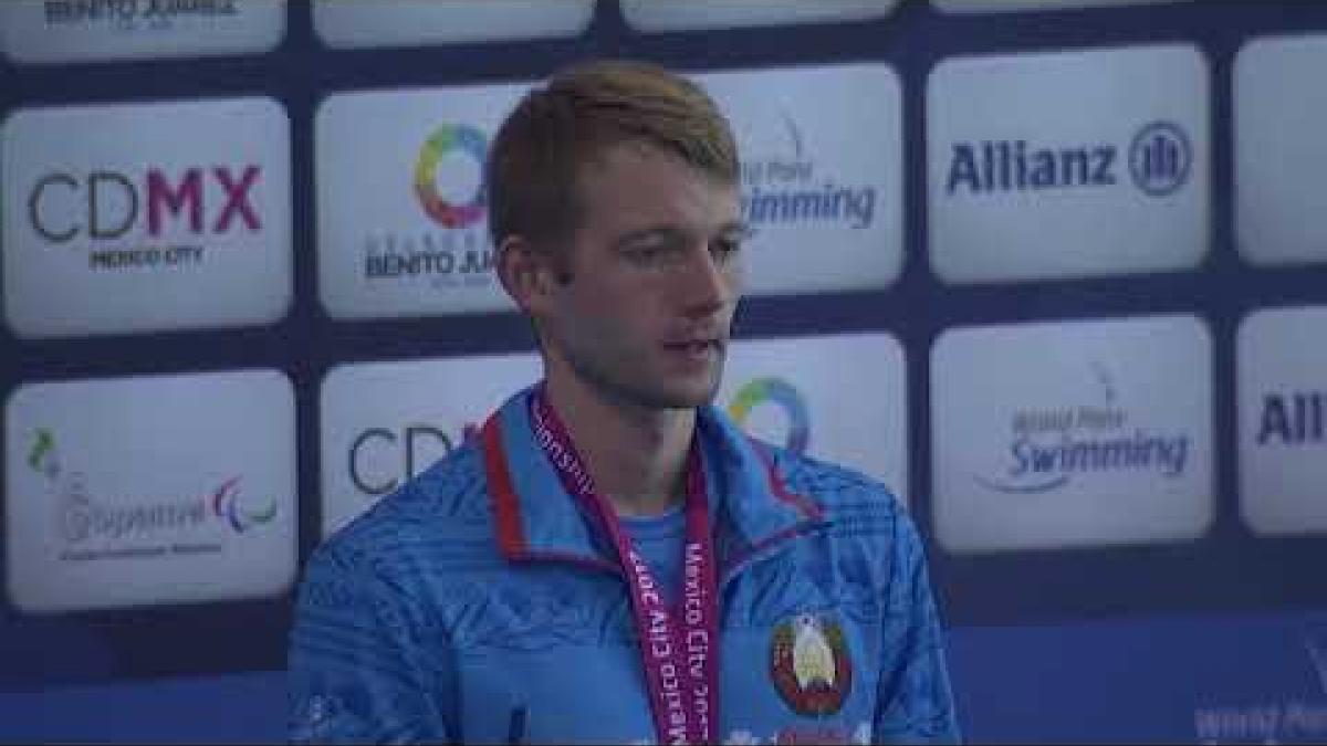 Men's 100m Backstroke S13 Medal Ceremony