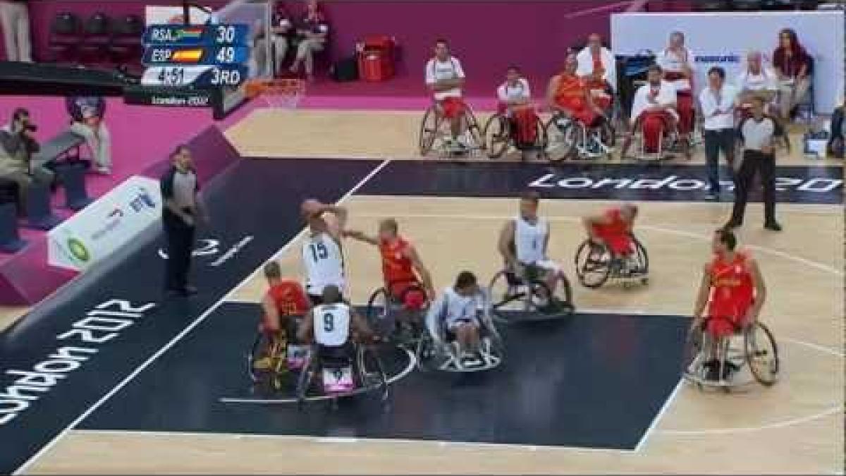 Wheelchair Basketball - Men's - RSA versus ESP - London 2012 Paralympic Games