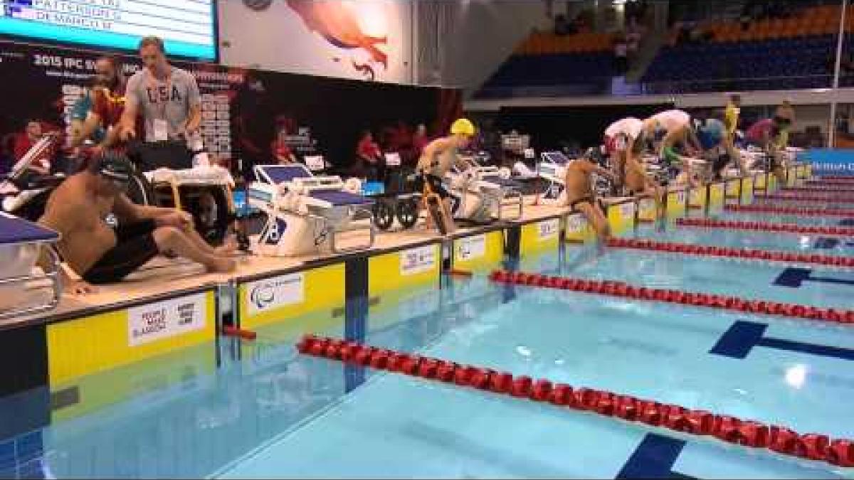Men's 50m Backstroke S3 | Final | 2015 IPC Swimming World Championships Glasgow