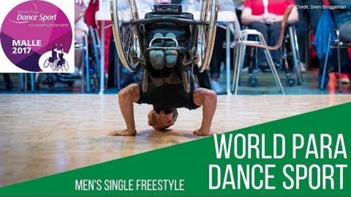 Men's Single Freestyle Class 1 and 2 | Malle 2017 | World Para Dance Sport Championships